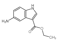 1H-Indole-3-carboxylicacid, 5-amino-, ethyl ester Structure