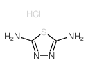 1,3,4-thiadiazole-2,5-diamine,hydrochloride Structure