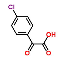 (4-氯苯基)乙醛酸结构式