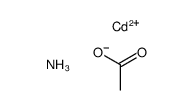 cadmium acetate * 4 ammonia Structure