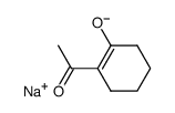 sodium 2-acetylcyclohex-1-en-1-olate结构式