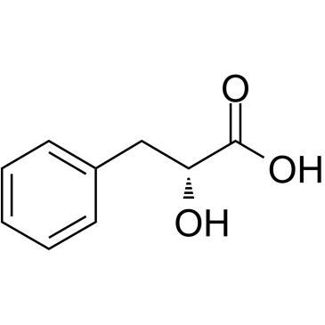 D-3-phenyllactic acid structure