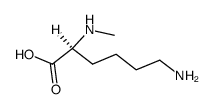Nα-甲基-L-赖氨酸盐酸盐结构式