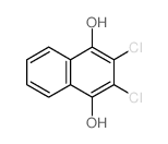 2,3-dichloronaphthalene-1,4-diol结构式