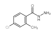 4-氯-2-甲基苯甲酰肼结构式