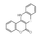 12H-chromeno[3,4-b][1,4]benzothiazin-6-one Structure