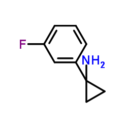 1-(3-氟苯基)-环丙胺结构式