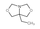 7A-乙基二氢-1H,3H,5H-恶唑并[3,4-C]恶唑结构式