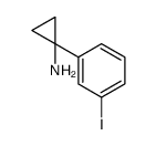 Cyclopropanamine, 1-(3-iodophenyl)- Structure