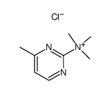 Trimethyl-2-(4-methylpyrimidinyl)ammoniumchlorid结构式