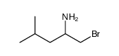 1-溴-4-甲基-2-戊胺结构式