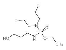 Phosphorodiamidic acid, N,N-bis(2-chloroethyl)-N-(3-hydroxypropyl)-, ethyl ester结构式