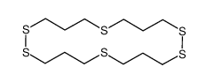 1,2,6,10,11,15-hexathiacyclooctadecane结构式