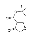 4-氧代四氢呋喃-3-羧酸叔丁酯结构式