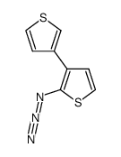 2-azido-3,3'-bithienyl Structure