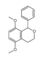 5,8-dimethoxy-1-phenylisochromane结构式