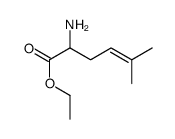 ethyl 2-amino-5-methylhex-4-enoate Structure