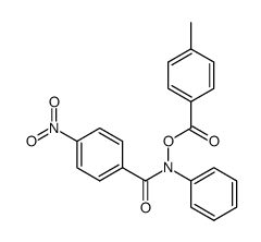 O-(4-methylbenzoyl)-N-phenyl-4-nitrobenzohydroxamic acid结构式