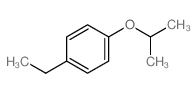 Benzene,1-ethyl-4-(1-methylethoxy)- Structure