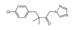 4-(4-chlorophenyl)-3,3-dimethyl-1-(1,2,4-triazol-1-yl)butan-2-one结构式