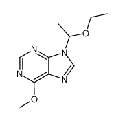 9-(1-ethoxyethyl)-6-methoxypurine结构式