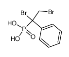 (1,2-dibromo-1-phenyl-ethyl)-phosphonic acid Structure