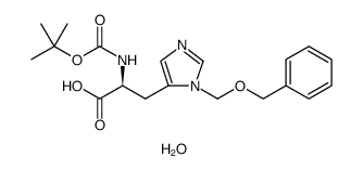 boc-his(3-bom)-oh monohydrate结构式