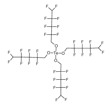 tetrakis((2,2,3,3,4,4,5,5-octafluoropentyl)oxy)-l4-tellane结构式