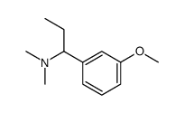 [1-(3-methoxy-phenyl)-propyl]-dimethyl-amine Structure