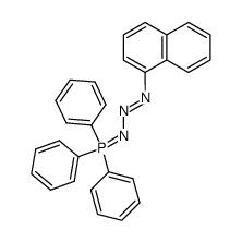 [1]naphthyl-triphenylphosphoranylidene-triazene Structure