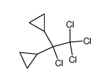 1,1,1,2-tetrachloro-2,2-dicyclopropylethane Structure
