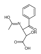 苏式-2-羟基-3-乙酰氨基-4-苯基羰基丁酸结构式