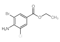ethyl 4-amino-3-bromo-5-chlorobenzoate Structure