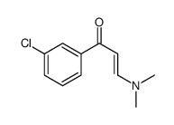 (E)-1-(3-Chlorophenyl)-3-dimethylaminopropenone Structure