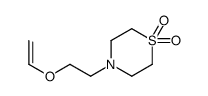 4-(2-ethenoxyethyl)-1,4-thiazinane 1,1-dioxide Structure