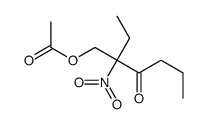 (2-ethyl-2-nitro-3-oxohexyl) acetate结构式