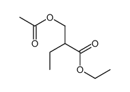 ethyl 2-(acetyloxymethyl)butanoate结构式