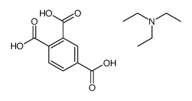benzene-1,2,4-tricarboxylic acid,N,N-diethylethanamine Structure