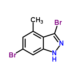 3,6-Dibromo-4-methyl-1H-indazole structure