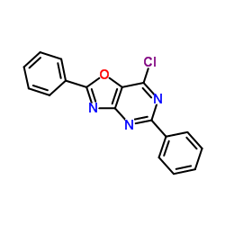 7-Chloro-2,5-diphenyl[1,3]oxazolo[4,5-d]pyrimidine Structure