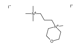 trimethyl-[3-(4-methylmorpholin-4-ium-4-yl)propyl]azanium,diiodide Structure