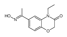 4-Ethyl-2H-1,4-benzoxazin-3(4H)-one-6-acetoxime结构式