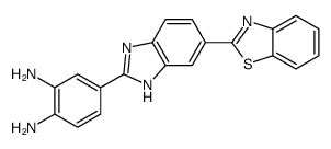 4-[6-(1,3-benzothiazol-2-yl)-1H-benzimidazol-2-yl]benzene-1,2-diamine结构式