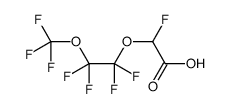 2-fluoro-2-[1,1,2,2-tetrafluoro-2-(trifluoromethoxy)ethoxy]acetic acid Structure