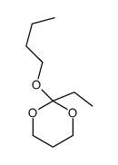 2-butoxy-2-ethyl-1,3-dioxane Structure
