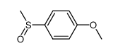 1-Methanesulfinyl-4-methoxy-benzene结构式