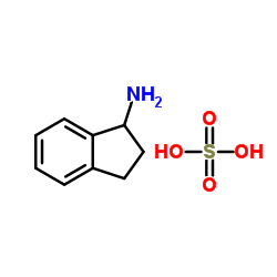 1-氨基茚满硫酸盐结构式