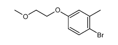 1-bromo-4-(2-methoxyethoxy)-2-methylbenzene结构式