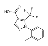 1-(邻甲苯基)-5-(三氟甲基)-1H-吡唑-4-羧酸结构式