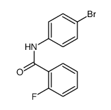 Benzamide, N-(4-bromophenyl)-2-fluoro- Structure